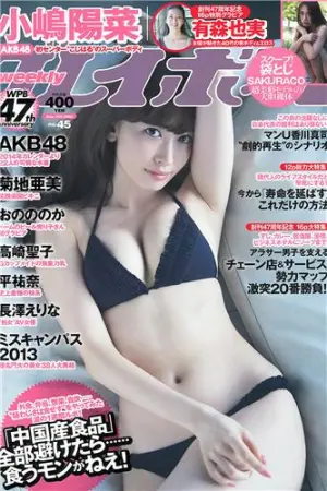 [Weekly Playboy] 2013 No.45 小嶋阳菜 平佑奈 长泽えりな SAKUR 長澤えりな,平祐奈,小嶋陽菜,有森也実,おのののか,菊地亜美