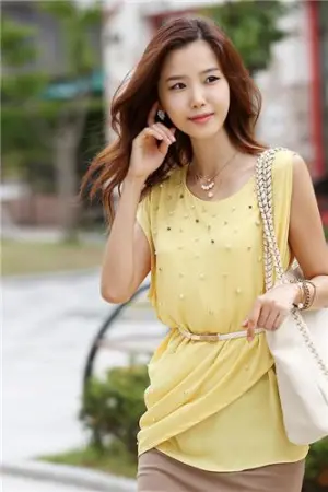 金雅然 海量气质街拍写真 김아람