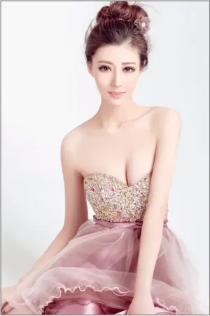 纯美写真尽显时尚玉女气质 乔冰冰