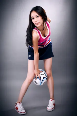 足球高尔夫 性感运动写真 唐小然