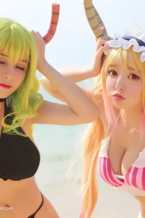 [BoLoli]波萝社 2017.05.06 BOL.052 妹抖龙比基尼 夏美酱,柳侑绮