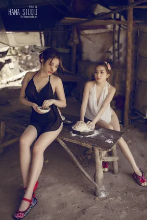 越南名模 山水陶瓷性感写真 Nguyễn Quỳnh,Thu&yacute; Nga Phạm