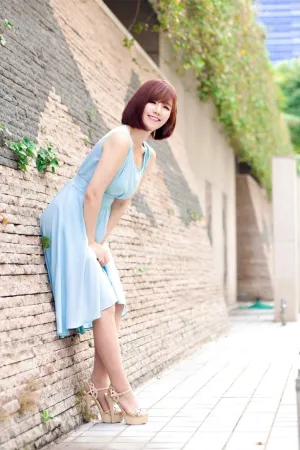 人气短发车模韩慧恩 丹凤眼灵动美人图 한혜은