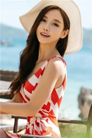 韩国女神孙允珠 唯美沙滩长裙系列 손윤주