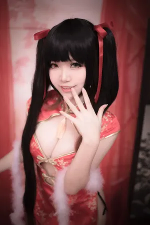 [Cosplay]艺术鉴赏 第一期 时崎狂三同人黑丝旗袍 COSER