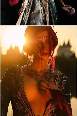 开胸衣撩人美艳熟女COS 巫师3 特莉丝 likeassassin