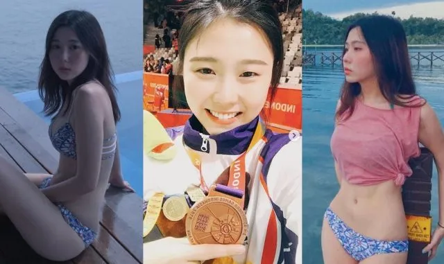 新晋IG女神香港伤残羽毛球代表热辣生活照 林芷煖