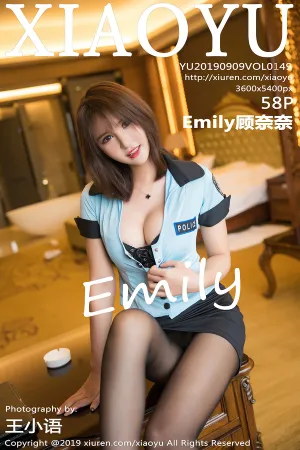 [XIAOYU]语画界 2019.09.09 VOL.149 警花 制服 角色扮演 Emily顾奈奈