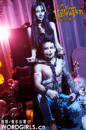 [TouTiao]头条女神 2019.10.31 万圣节女巫COS 曼苏拉娜