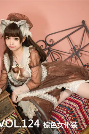 [Mtcos]喵糖映画 2020.02.26 VOL.124 棕色女仆装 蠢沫沫