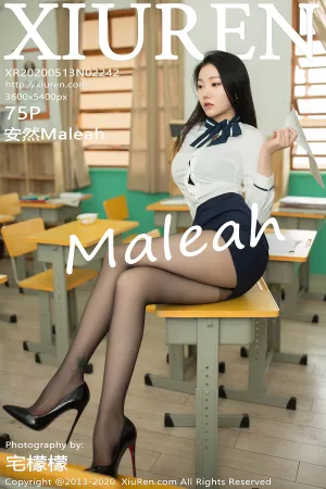 [XiuRen]秀人网 2020.05.13 No.2242 教室场景偷窥女教师职业制服主题写真 安然Maleah