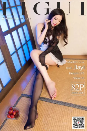 [LIGUI]丽柜 2020.06.21 黑色情趣连身制服裙 佳怡