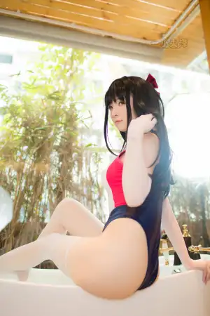 [Cosplay]艺术鉴赏 猫女泳衣 一小央泽