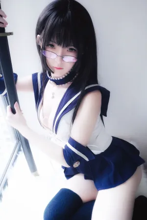 [Cosplay]艺术鉴赏 武士刀与水手服 一小央泽