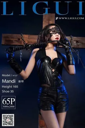 [LIGUI]丽柜 2020.07.12 黑色漆皮短裙 曼蒂