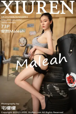 [XiuRen]秀人网 2020.08.26 No.2493 汗湿的机车修理工主题写真 安然Maleah