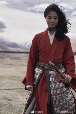 刘亦菲 花木兰 的替身小姐姐剧照 六压七_