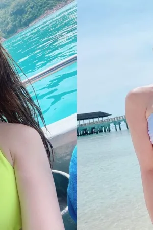 超胸马来西亚正妹健身房生活照  邢益燕