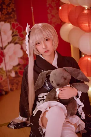 [WeiboGirl]微博红人 2020.07.19 穹妹和服 二佐Nisa