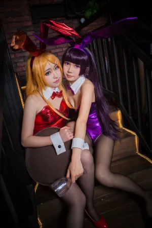 [WeiboGirl]微博红人 2020.11.26 兔女郎 白金Saki,五更琉璃