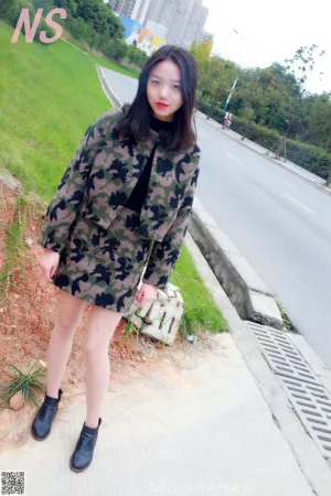 [NS]纳丝摄影 NO.095 迷彩少女户外肉丝 微微