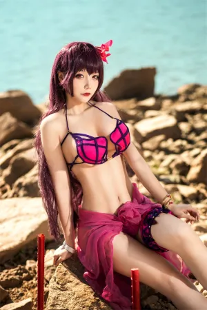 [WeiboGirl]微博红人 2020.01.25 斯卡哈水着 仙九Airi