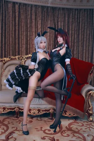 [Cosplay]角色扮演 2020.01.21 东方幻想乡兔女郎 半半子,索索sophia