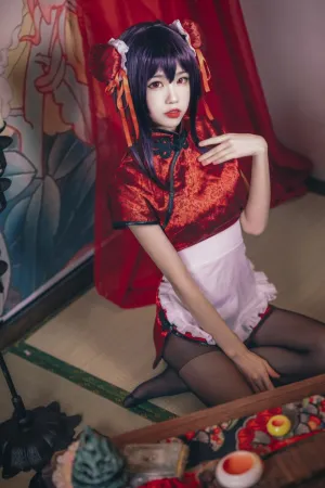 [WeiboGirl]微博红人 2020.02.10 霞之丘诗羽 旗袍 水淼aqua