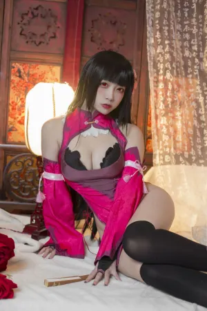 [WeiboGirl]微博红人 2020.12.02 梦子旗袍 二佐Nisa