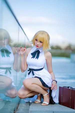 [WeiboGirl]微博红人 2020.06.28 贞德三周年白裙德 瓜希酱