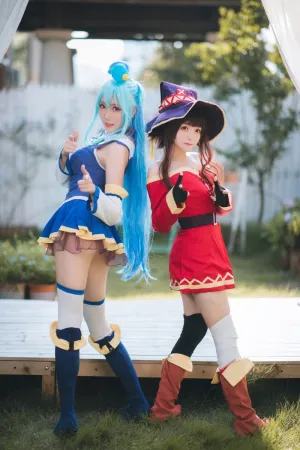 [WeiboGirl]微博红人 2020.12.09 阿库娅单人+双人 瓜希酱,惠惠