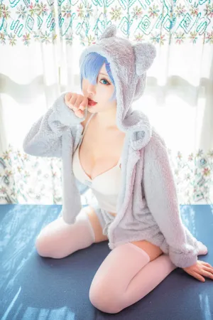 [WeiboGirl]微博红人 2020.07.26 蕾姆猫娘睡衣 星之迟迟