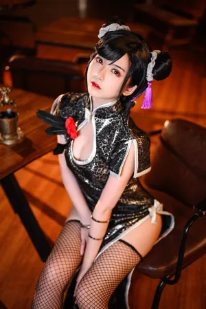 [WeiboGirl]微博红人 2020.09.15 蒂法旗袍 鳗鱼霏儿