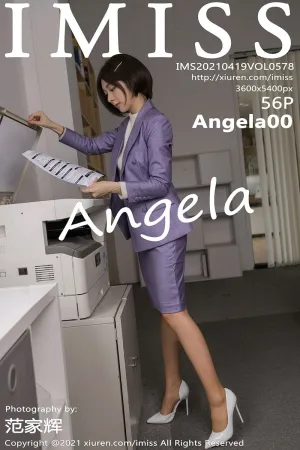 [IMiss]爱蜜社 2021.04.19 VOL.578 紫色OL制服办公室半脱无内私房 Angela00