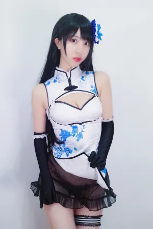 [Cosplay]角色扮演 2021.06.24 青花瓷 短旗袍 凉高跟 瓶儿 黑川