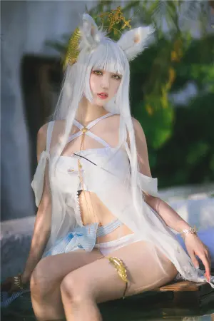 [WeiboGirl]微博红人 2021.08.21 白金泳装 周叽是可爱兔兔