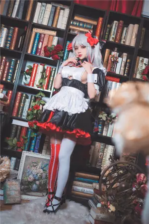 [WeiboGirl]微博红人 2021.09.16 欧根女仆 rioko凉凉子