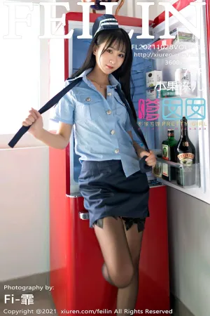 [FEILIN]嗲囡囡 2021.10.28 VOL.417 妹子_黑丝 小果冻儿