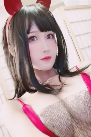 [WeiboGirl]微博红人 酒红睡裙自拍 三度_69