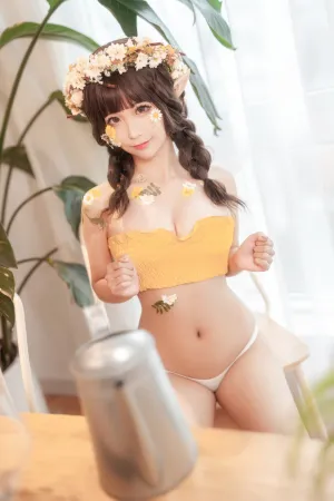 [WeiboGirl]微博红人 尖耳国度 花精灵 蠢沫沫