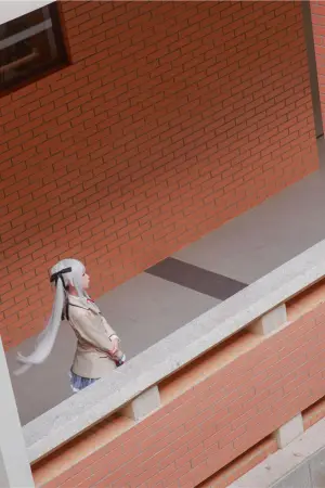 [WeiboGirl]微博红人 雾枝校服 G44不会受伤