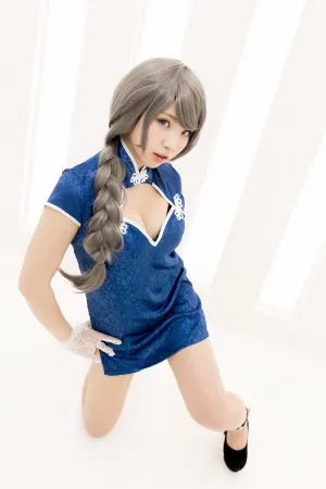 [WeiboGirl]微博红人 青花瓷旗袍 中華娘娘