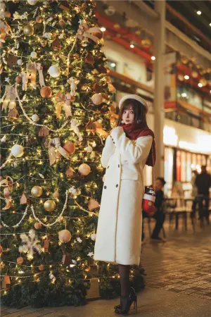 [WeiboGirl]微博红人 圣诞麋鹿套装 rioko凉凉子