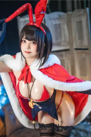 [WeiboGirl]微博红人 魔太郎圣诞 蜜汁猫裘