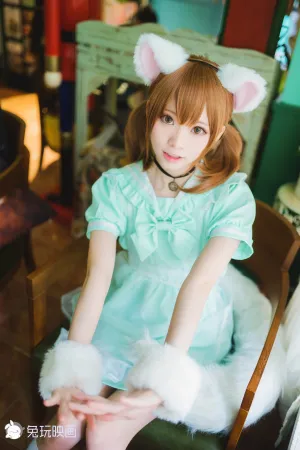 [WeiboGirl]微博红人 白喵喵喵 Kitaro_绮太郎