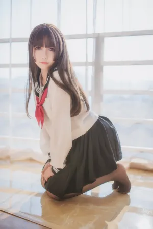 [WeiboGirl]微博红人 黑丝水手服 白金Saki