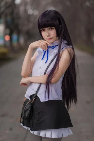 [WeiboGirl]微博红人 五更琉璃系列 白金Saki