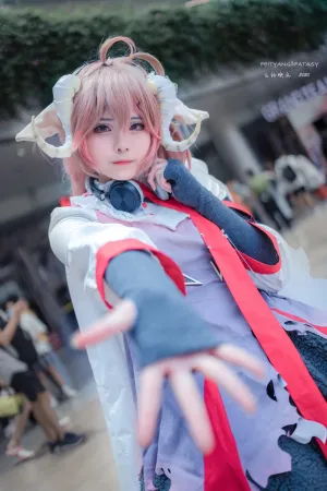 [WeiboGirl]微博红人 明日方舟艾雅法拉COS场照KOL漫展 xionan