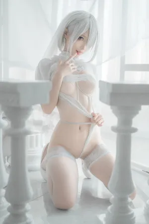 [WeiboGirl]微博红人 2B白婚纱 蠢沫沫