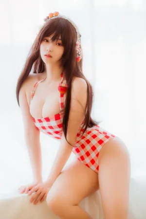 [WeiboGirl]微博红人 格子半身裙 Bambi